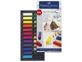Torrpastellkritor FABER 24 fÀrger - Primmeshiper
