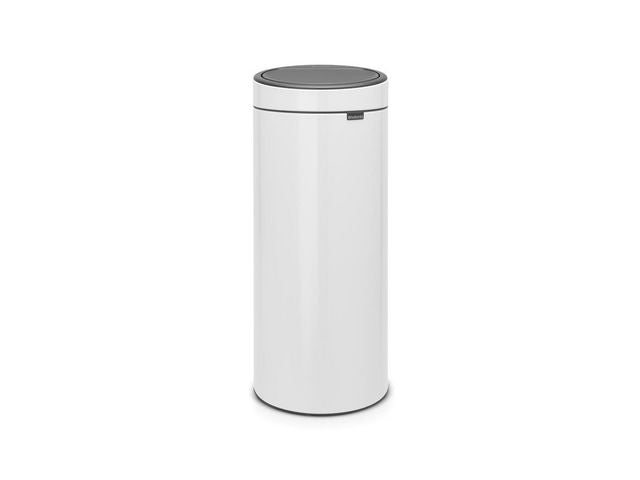 Papperskorg BRABANTIA Touch Bin 30L vit - Primmeshiper