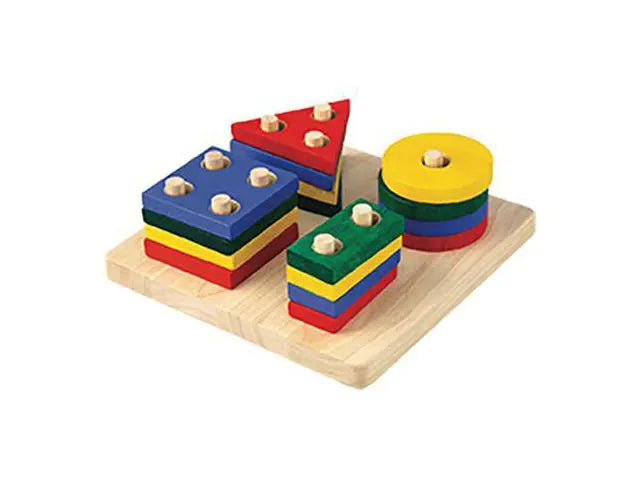 Geometrisk SorteringsbrÀda PlanToys - Primmeshiper