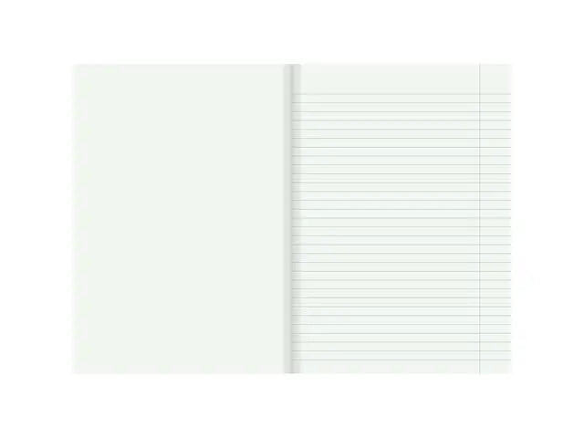SkrivhÀfte A4 olinj/linj 8,5mm grön - Primmeshiper