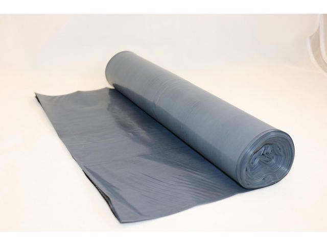 Plastsäck LD 125L 90my byggsäck grå10/RL - Primmeshiper