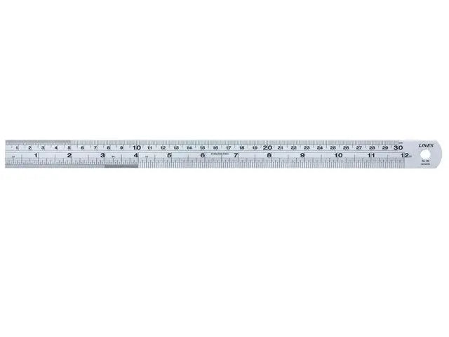 Linjal LINEX stÄl 30cm - Primmeshiper