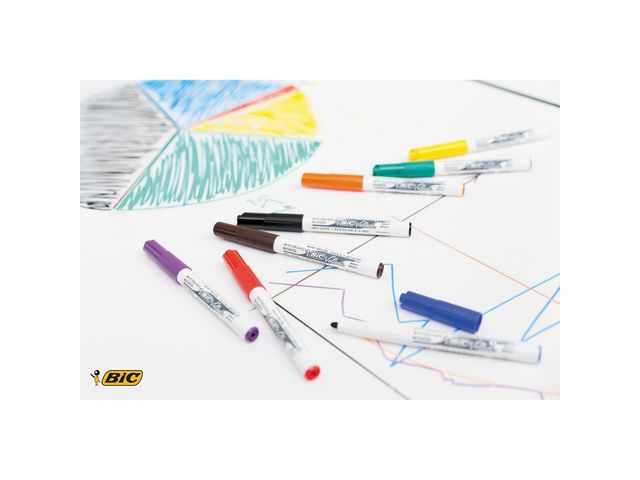 Whiteboardpenna BIC Velleda 1741 svart - Primmeshiper