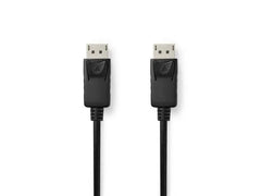 Kabel NEDIS DP hane - DP hane 2m svart - Primmeshiper