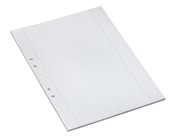 Lösblad A4 rutat 5x5mm hålat 500/fp - Primmeshiper
