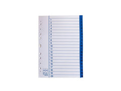 Pappersregister A4 1-20 10/fp - Primmeshiper