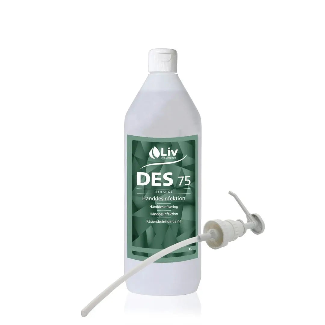 Handdesinfektion LIV Des75 med pump 1L Primmeshiper