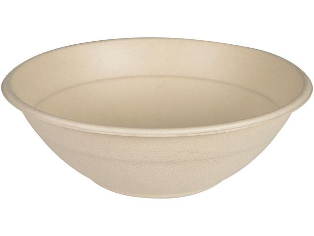 Skål Rund Bagasse sallad 50/fp - Primmeshiper