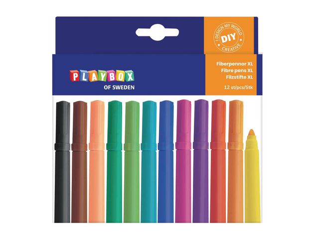 Fiberpenna PLAYBOX Jumbo 12/fp - Primmeshiper