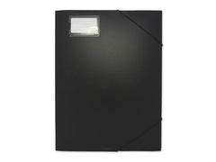 Mapp 3-klaff plast A3 svart - Primmeshiper