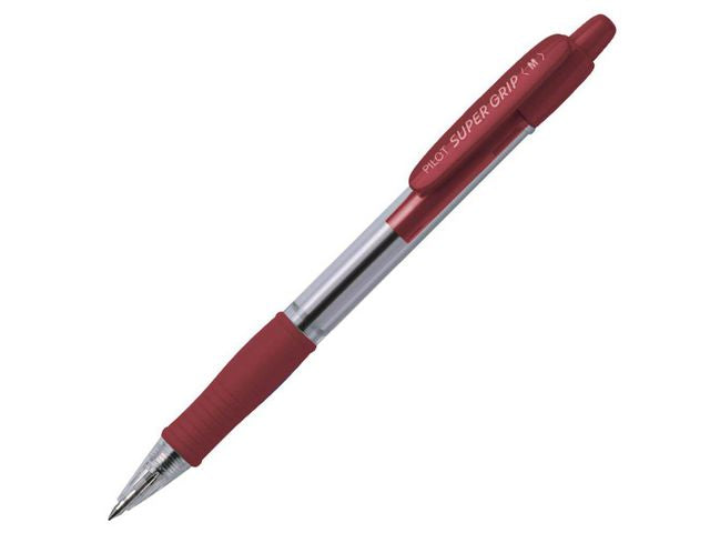 Kulpenna PILOT Super Grip med 1,0 röd - Primmeshiper