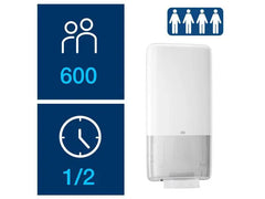 Dispenser TORK H5 Handduk PeakServe vit - Primmeshiper