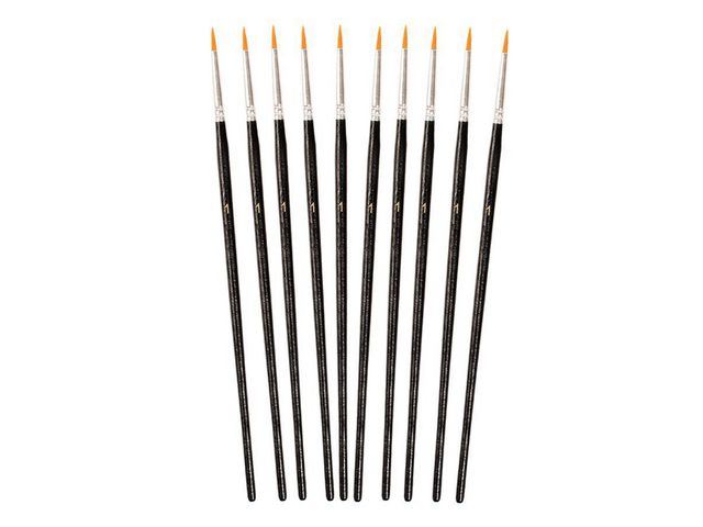Syntetpensel rund nr 1 10/fp - Primmeshiper