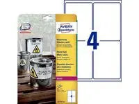 Etikett AVERY Slitst 99,1x139 80/fp - Primmeshiper