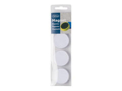 Magnetknappar ACTUAL 40 mm vit 4/fp - Primmeshiper