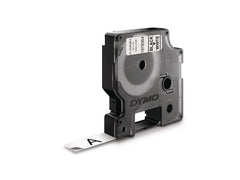 Tape DYMO Durable D1 12mm svart på vit - Primmeshiper