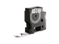 Tape DYMO D1 19mm svart på vit - Primmeshiper
