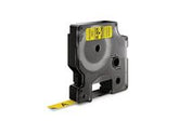 Tape DYMO D1 9mm svart pÄ gul - Primmeshiper
