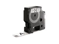 Tape DYMO D1 19mm perm. svart på vit - Primmeshiper