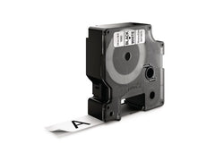 Tape DYMO D1 19mm perm. svart på vit - Primmeshiper