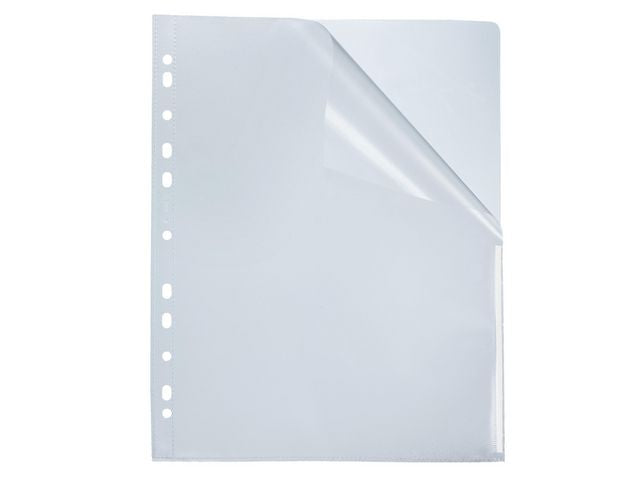 Plastficka sig BANTEX A4 0,12 vit 100/fp - Primmeshiper