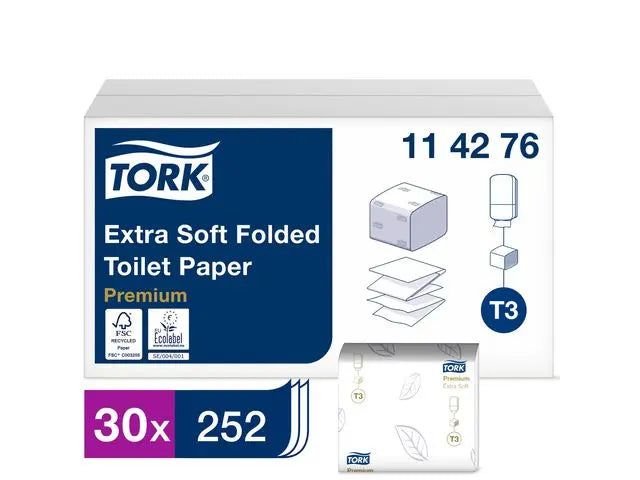 Toalettpapper TORK Pre T3 Vikt 7560/fp - Primmeshiper