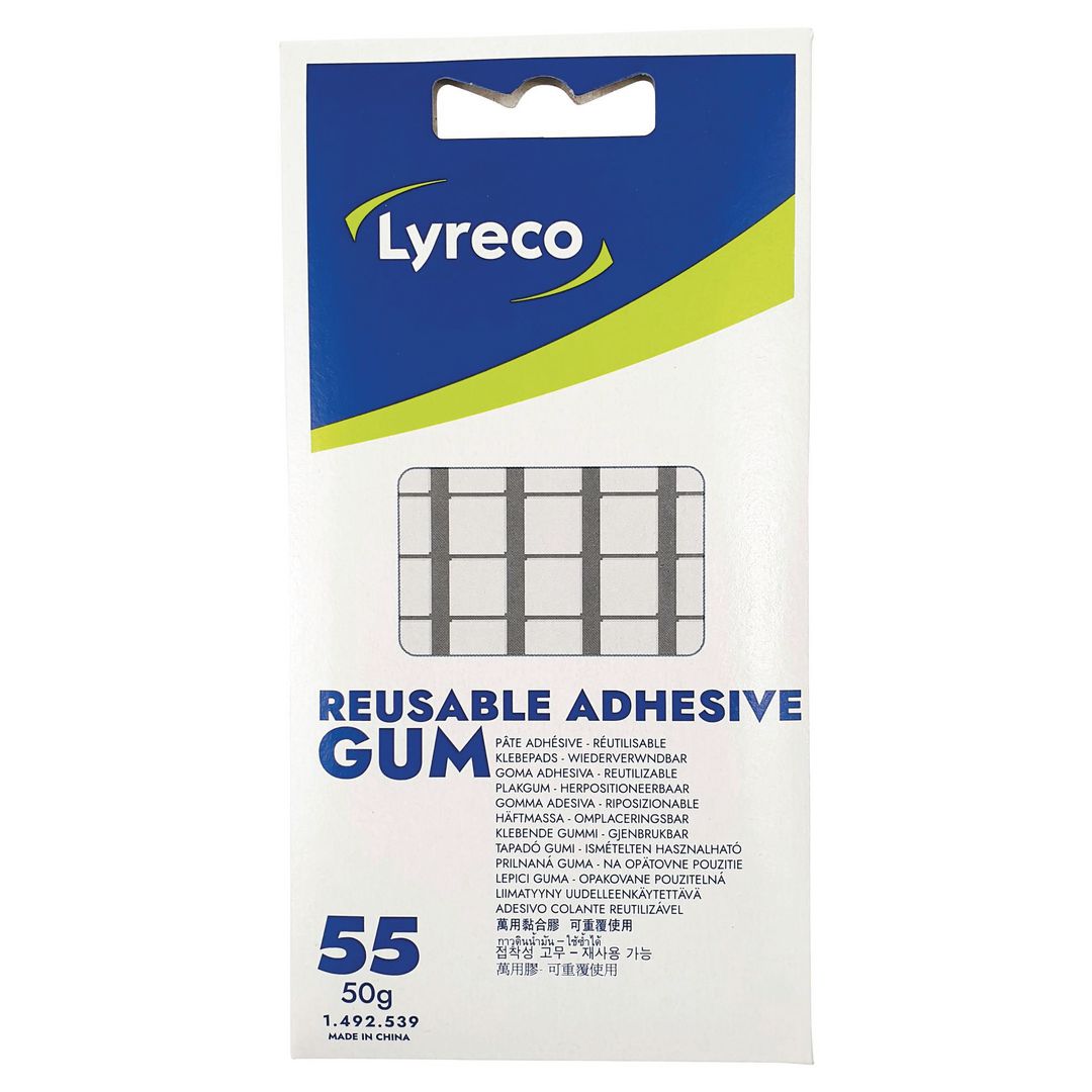 Häftmassa LYRECO 55 rutor 50G Primmeshiper