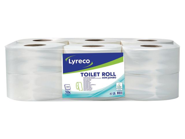 Toalettpapper LYRECO Mini 180m 12/fp - Primmeshiper
