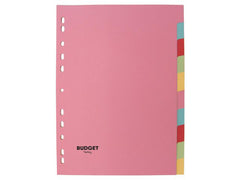 Kartongregister LYRECO budget A4 10-flik - Primmeshiper