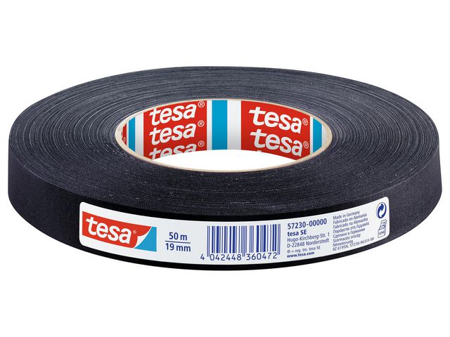 VĂ€vtejp TESA Tough 19mmx50m svart - Primmeshiper