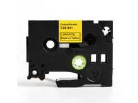 Tape 24mm TZe-651 svart pÄ gul - Primmeshiper