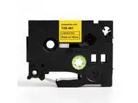 Tape 36mm TZe-661 svart pÄ gul - Primmeshiper