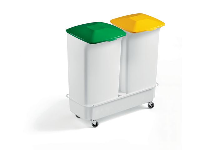 Vagn DURABIN 2x40L vit - Primmeshiper