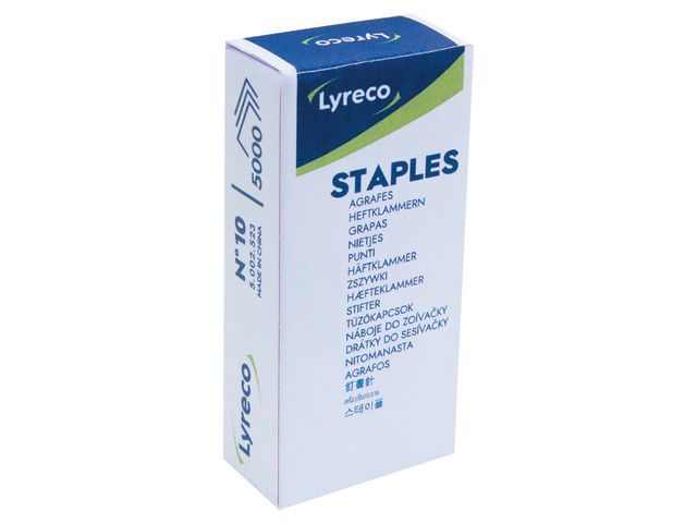 Häftklammer LYRECO nr.10 5000/fp - Primmeshiper