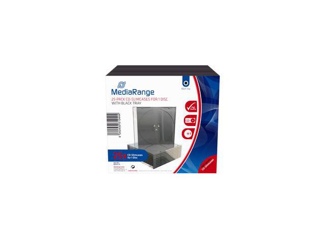 CD/DVD-Fodral MEDIARANGE Slim 25/fp - Primmeshiper