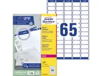 Etikett AVERY QP 38,1x21,2 6500/fp - Primmeshiper