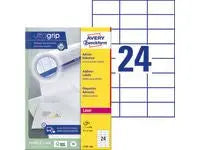 Etikett AVERY LASER 70x37mm 2400/fp - Primmeshiper