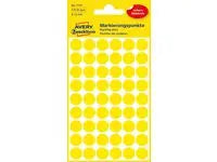 Färgkodningsprick AVERY Ø12mm gul 270/fp - Primmeshiper