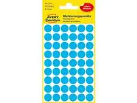 Färgkodningsprick AVERY Ø12mm blå 270/fp - Primmeshiper