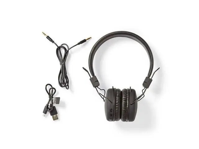 Hörlur+Mic NEDIS Trådlösa On-Ear svart - Primmeshiper