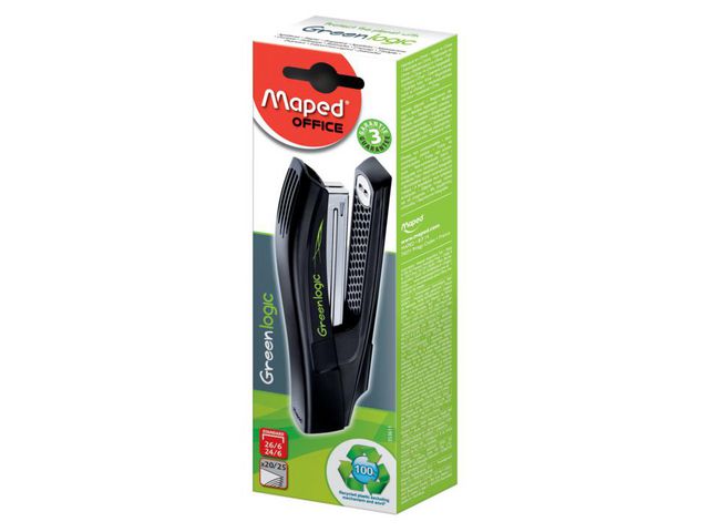 Häftapparat MAPED Greenlogic hels. svart - Primmeshiper