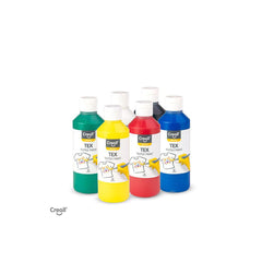 Textilfärg 250ml x 6 färger 6/fp
