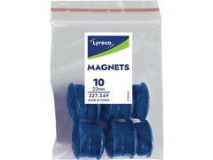 Magnetknappar LYRECO 22mm blÄ 10/fp - Primmeshiper