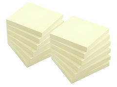 Notes LYRECO prem 75x75mm gul 12/fp - Primmeshiper