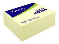 Notes LYRECO standard 75x125mm gul 12/fp - Primmeshiper