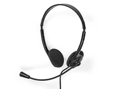 Datorheadset NEDIS CHSTU110BK USB-A/C - Primmeshiper