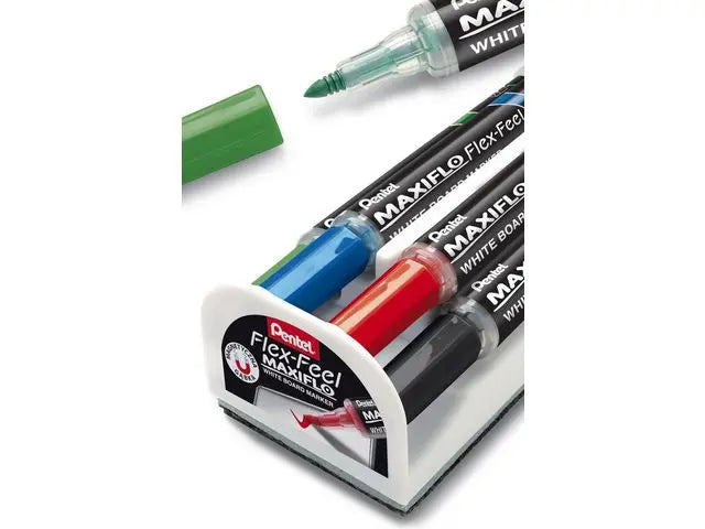 Whiteboardtorkare PENTEL Flex ink 4 pen - Primmeshiper