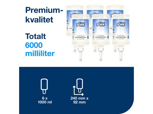 Tvål TORK S1 Oil & Grease 1L - Primmeshiper