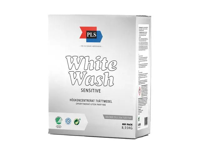 Tvättmedel PLS white sensitive 8,55kg - Primmeshiper