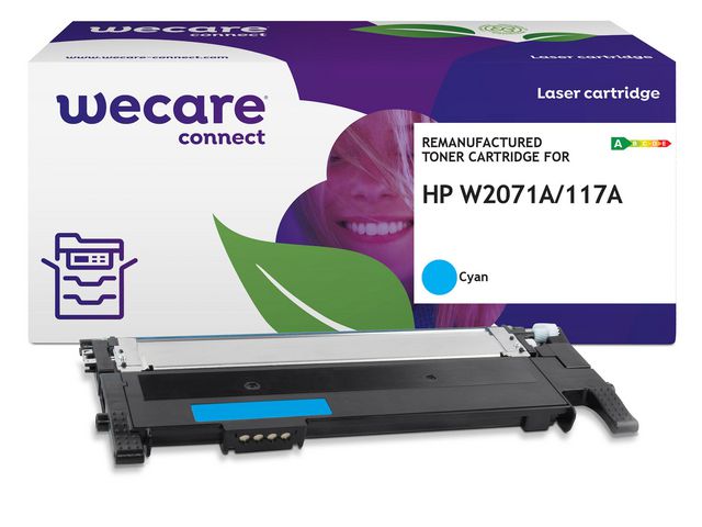Toner WECARE HP W2071A 117A 1K cyan - Primmeshiper